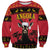 Angola Christmas Sweatshirt Giant Sable Antelope Virtus Unita Fortior - Wonder Print Shop