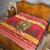 Armenia Christmas Quilt Coat Of Arms With Arevakhach - Wonder Print Shop