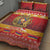 Armenia Christmas Quilt Bed Set Coat Of Arms With Arevakhach - Wonder Print Shop