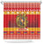 Armenia Christmas Shower Curtain Coat Of Arms With Arevakhach