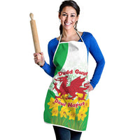 Saint David’s Day Welsh Dragon Apron Dydd Gwyl Dewi Hapus - Wonder Print Shop