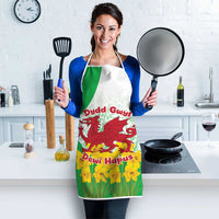 Saint David’s Day Welsh Dragon Apron Dydd Gwyl Dewi Hapus - Wonder Print Shop
