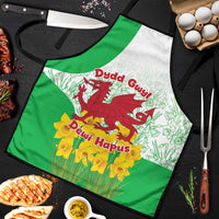 Saint David’s Day Welsh Dragon Apron Dydd Gwyl Dewi Hapus - Wonder Print Shop
