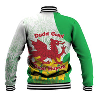 Saint David’s Day Welsh Dragon Baseball Jacket Dydd Gwyl Dewi Hapus - Wonder Print Shop