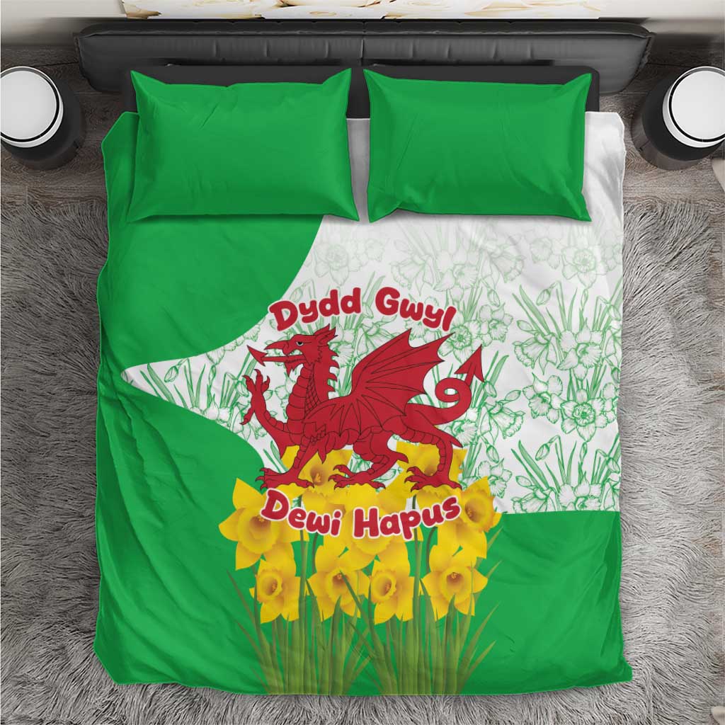 Saint David’s Day Welsh Dragon Bedding Set Dydd Gwyl Dewi Hapus - Wonder Print Shop