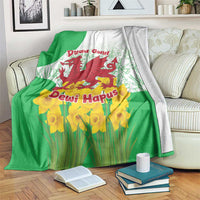 Saint David’s Day Welsh Dragon Blanket Dydd Gwyl Dewi Hapus - Wonder Print Shop