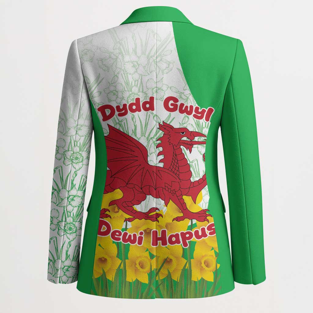Saint David’s Day Welsh Dragon Blazer Dydd Gwyl Dewi Hapus - Wonder Print Shop