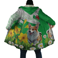 Wales Corgi Daffodil Cloak Playful Welsh Dog - Wonder Print Shop