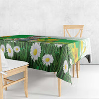 Wales Corgi Daffodil Tablecloth Playful Welsh Dog - Wonder Print Shop