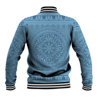 Greek Key Pattern Baseball Jacket Ancient Meander Geometric Art