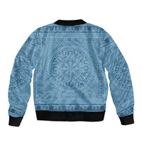 Greek Key Pattern Bomber Jacket Ancient Meander Geometric Art