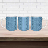 Greek Key Pattern Ceramic Mug Ancient Meander Geometric Art
