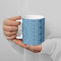 Greek Key Pattern Ceramic Mug Ancient Meander Geometric Art