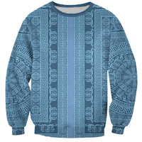 Greek Key Pattern Sweatshirt Ancient Meander Geometric Art