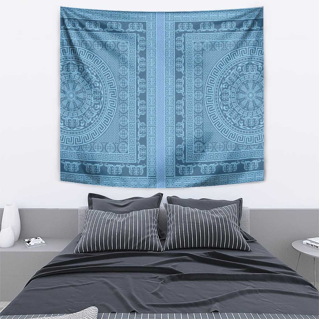 Greek Key Pattern Tapestry Ancient Meander Geometric Art
