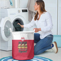 Funny Pierogi Squad Laundry Basket Polish Pride Food Humor