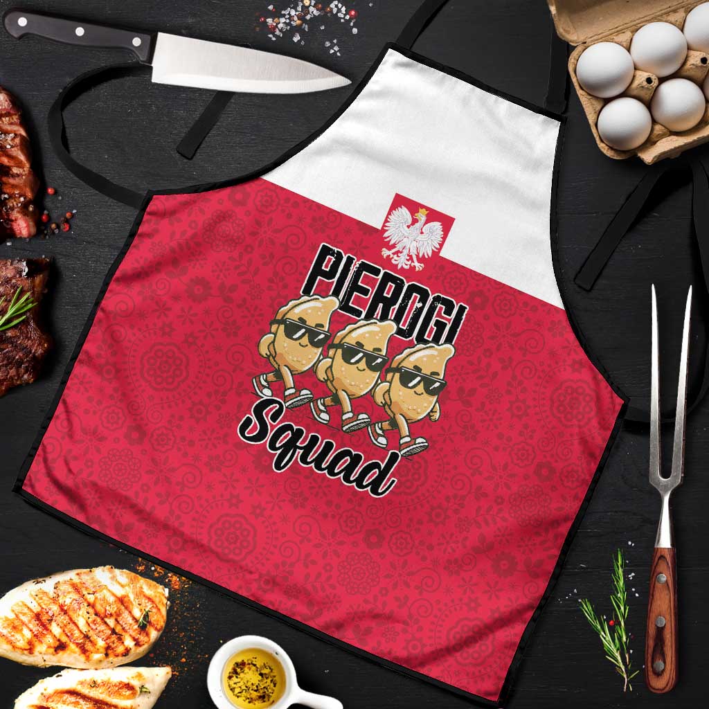 Funny Pierogi Squad Apron Polish Pride Food Humor