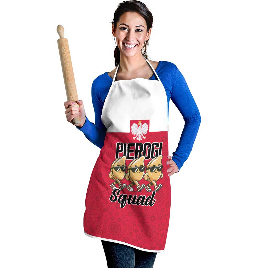 Funny Pierogi Squad Apron Polish Pride Food Humor