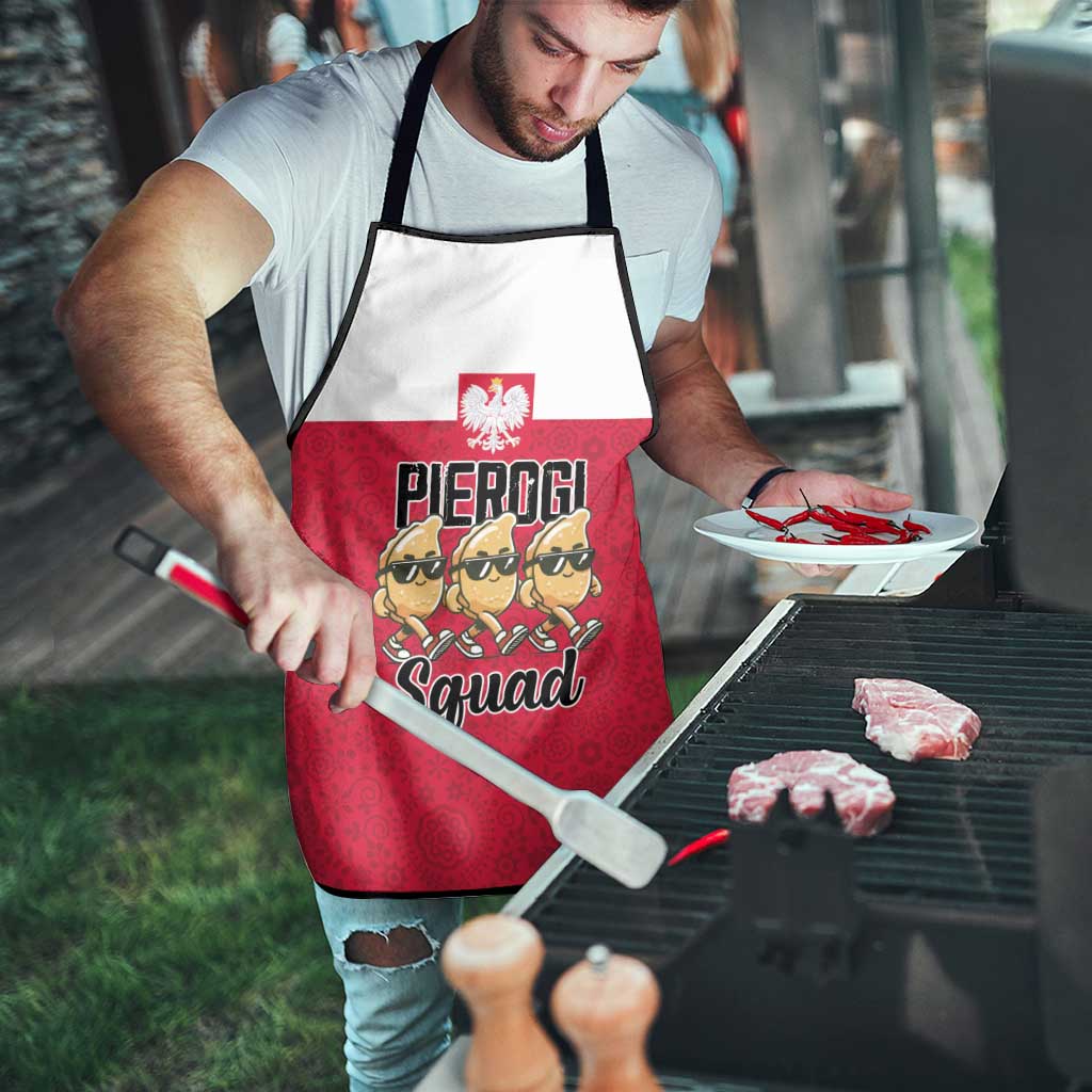 Funny Pierogi Squad Apron Polish Pride Food Humor