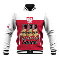 Funny Pierogi Squad Baseball Jacket Polish Pride Food Humor