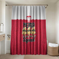 Funny Pierogi Squad Bathroom Set Polish Pride Food Humor