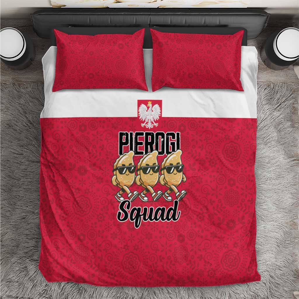 Funny Pierogi Squad Bedding Set Polish Pride Food Humor