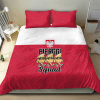 Funny Pierogi Squad Bedding Set Polish Pride Food Humor