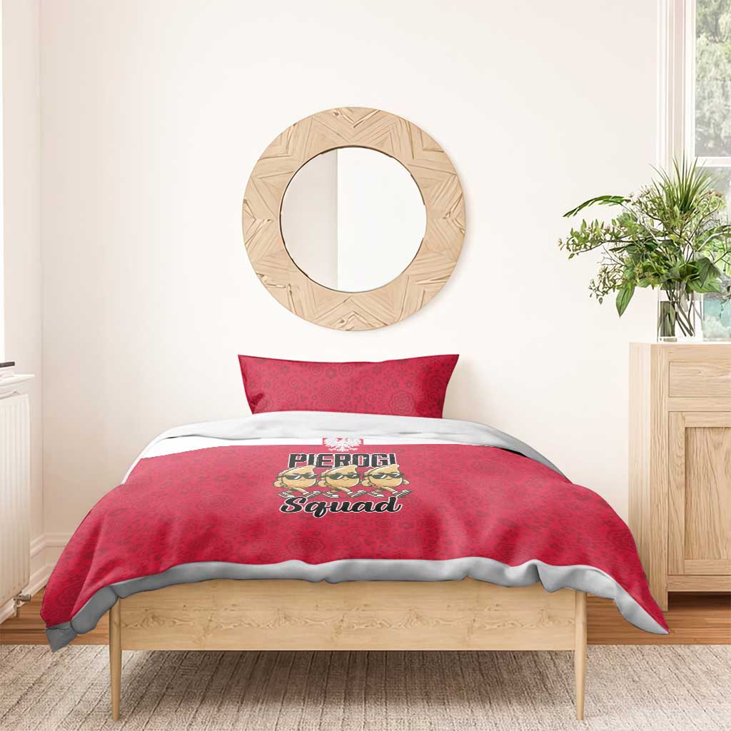 Funny Pierogi Squad Bedding Set Polish Pride Food Humor