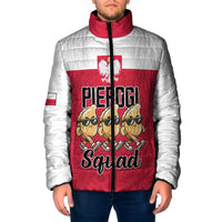 Funny Pierogi Squad Padded Jacket Polish Pride Food Humor