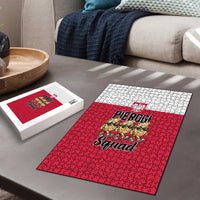 Funny Pierogi Squad Puzzle Polish Pride Food Humor
