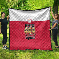 Funny Pierogi Squad Quilt Polish Pride Food Humor