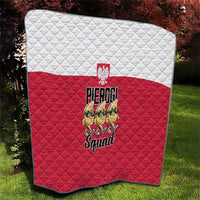 Funny Pierogi Squad Quilt Polish Pride Food Humor