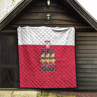 Funny Pierogi Squad Quilt Polish Pride Food Humor