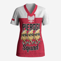 Funny Pierogi Squad Scrub Top Polish Pride Food Humor