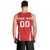 Custom Poland Volleyball Men Tank Top Bialo–Czerwoni Go Champions