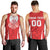 Custom Poland Volleyball Men Tank Top Bialo–Czerwoni Go Champions