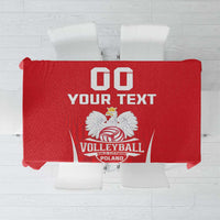 Custom Poland Volleyball Tablecloth Bialo–Czerwoni Go Champions