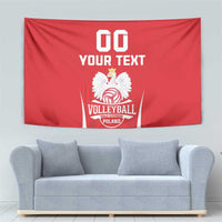 Custom Poland Volleyball Tapestry Bialo–Czerwoni Go Champions