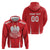 Custom Poland Volleyball Zip Hoodie Bialo–Czerwoni Go Champions