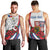 Personalized Czech Republic Men Tank Top Pravda Vitezi With Rose