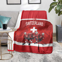 Switzerland Ice Hockey Blanket La Nati World Glory