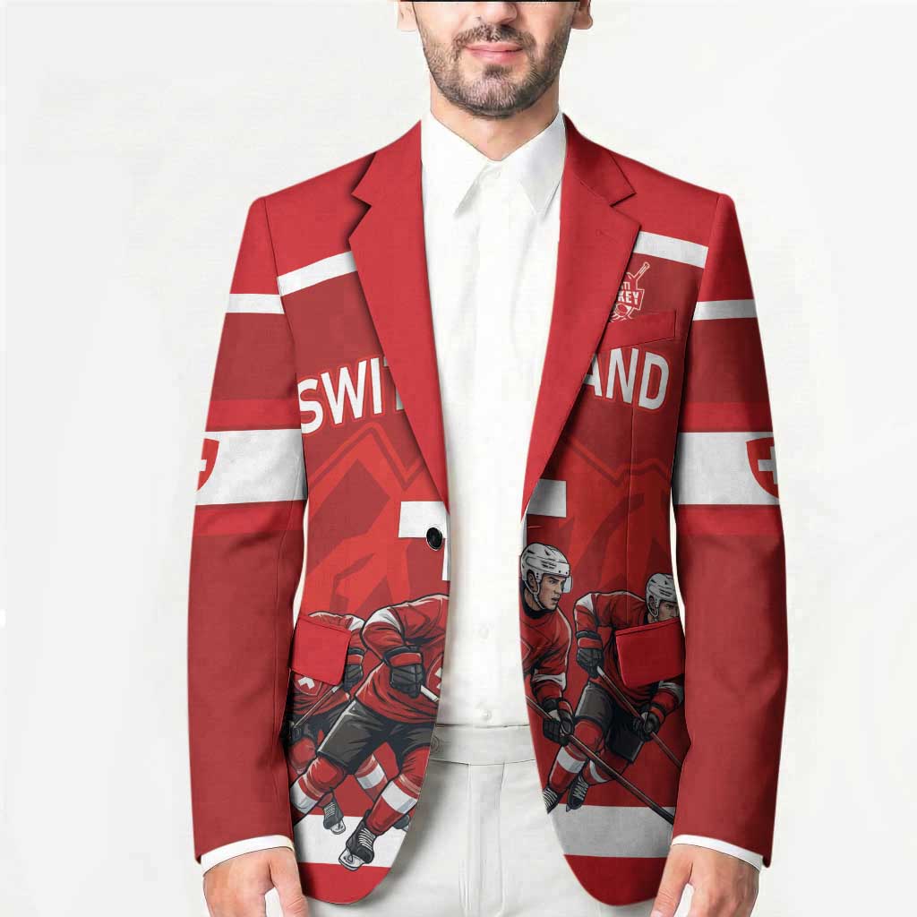Custom Switzerland Ice Hockey Blazer La Nati World Glory