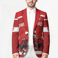 Custom Switzerland Ice Hockey Blazer La Nati World Glory