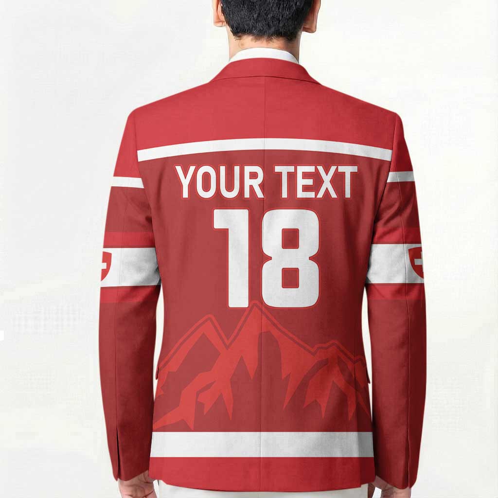 Custom Switzerland Ice Hockey Blazer La Nati World Glory
