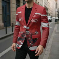 Custom Switzerland Ice Hockey Blazer La Nati World Glory