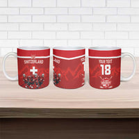 Custom Switzerland Ice Hockey Ceramic Mug La Nati World Glory