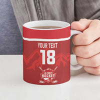 Custom Switzerland Ice Hockey Ceramic Mug La Nati World Glory