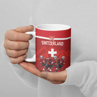 Custom Switzerland Ice Hockey Ceramic Mug La Nati World Glory
