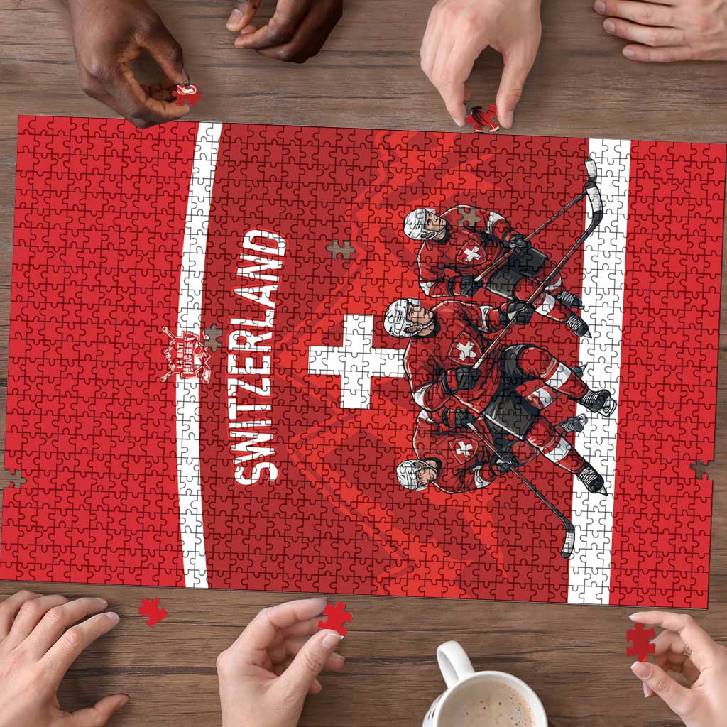 Switzerland Ice Hockey Puzzle La Nati World Glory