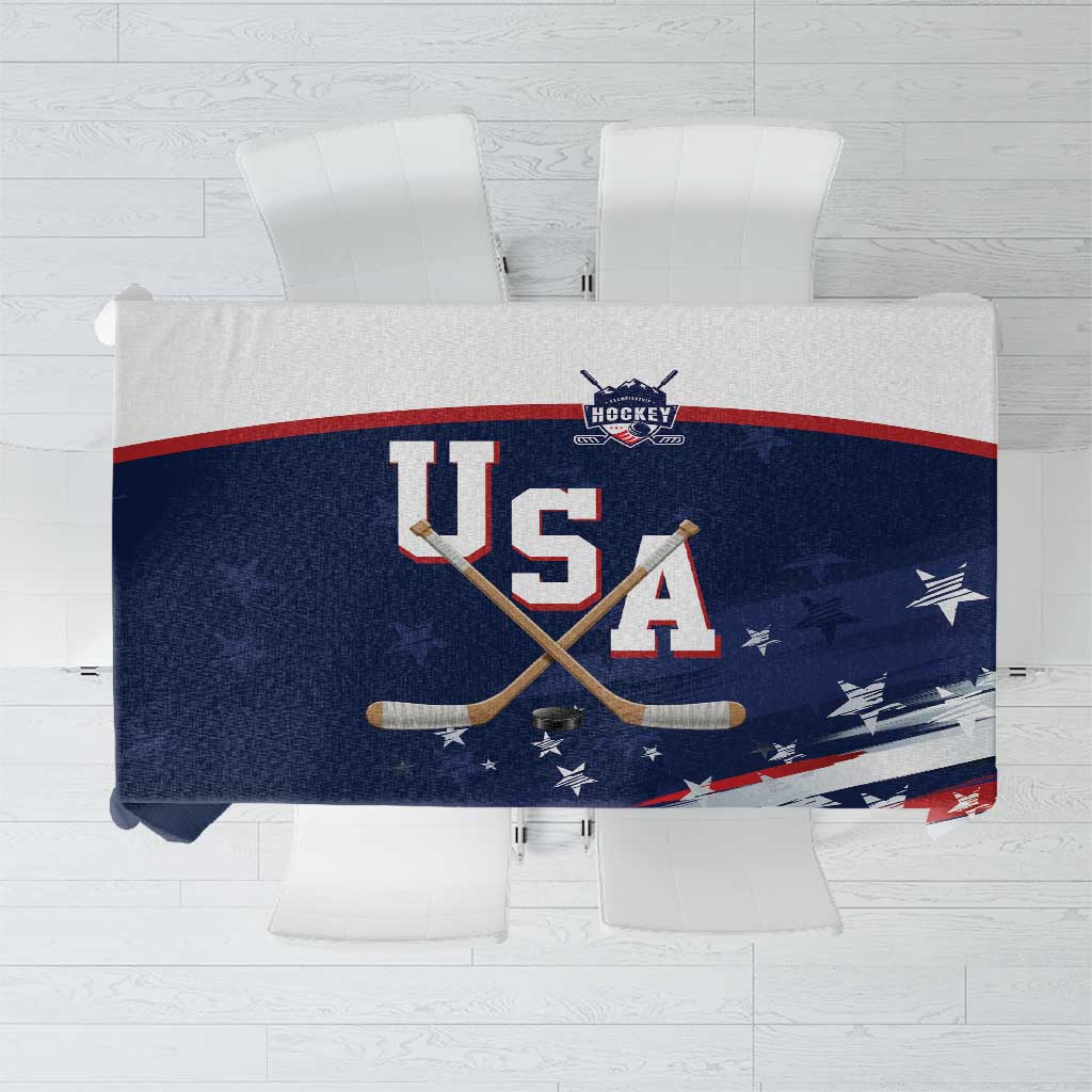 USA Ice Hockey Tablecloth American Power 2026 Edition